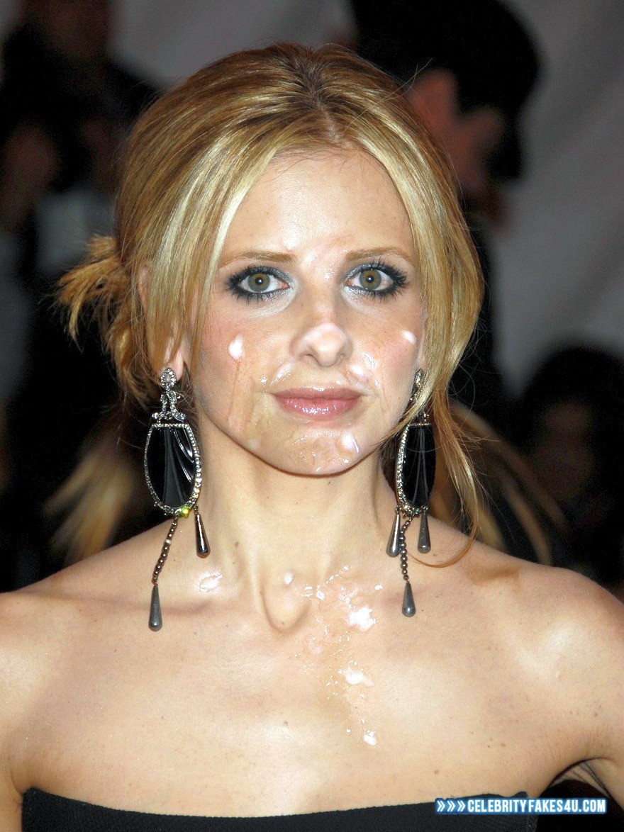 Sarah Michelle Gellar Fake, Cum Facial, Cumshot, Porn