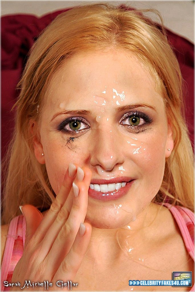 Sarah Michelle Gellar Fake, Cum Facial, Cumshot, Porn