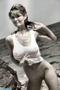 Sarah Palin Beach See Thru 001