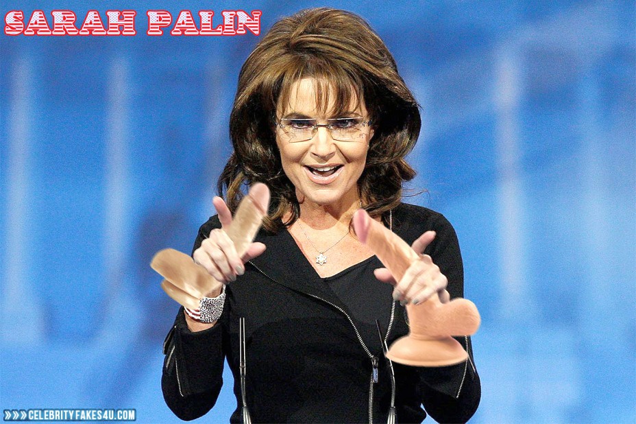 Sarah Palin Fake, Dildo, Porn