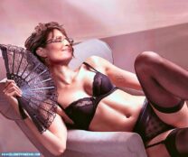 Sarah Palin Lingerie Bra Naked 001