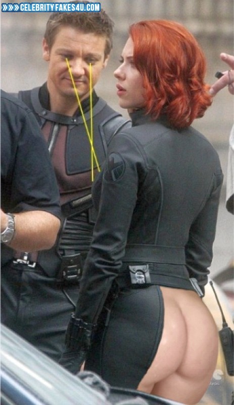 Scarlett Johansson Fake, Ass, Nude, Series, The Avengers, Porn