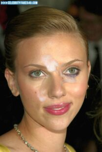 Scarlett Johansson Cum Facial 001