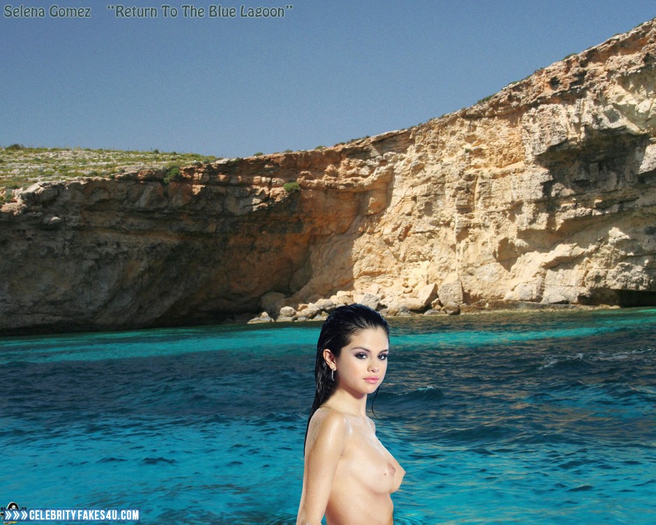 Selena Gomez Fake, Beach, Nude, Outdoor, Tits, Wet, Porn