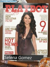 Selena Gomez Magazine Cover See Thru 001