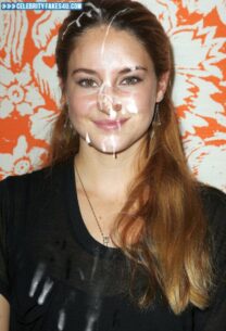 Shailene Woodley Cum Facial Fake 001