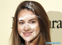 Shailene Woodley Cum Facial Naked Fake 001