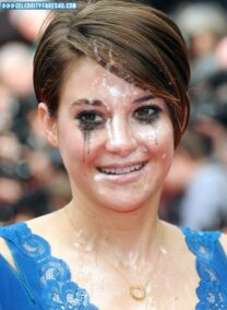 Shailene Woodley Cumshot Facial Fake 001