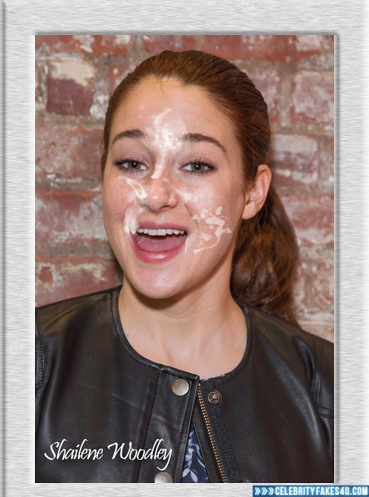 Shailene Woodley Fake, Cum Facial, Cumshot, Porn