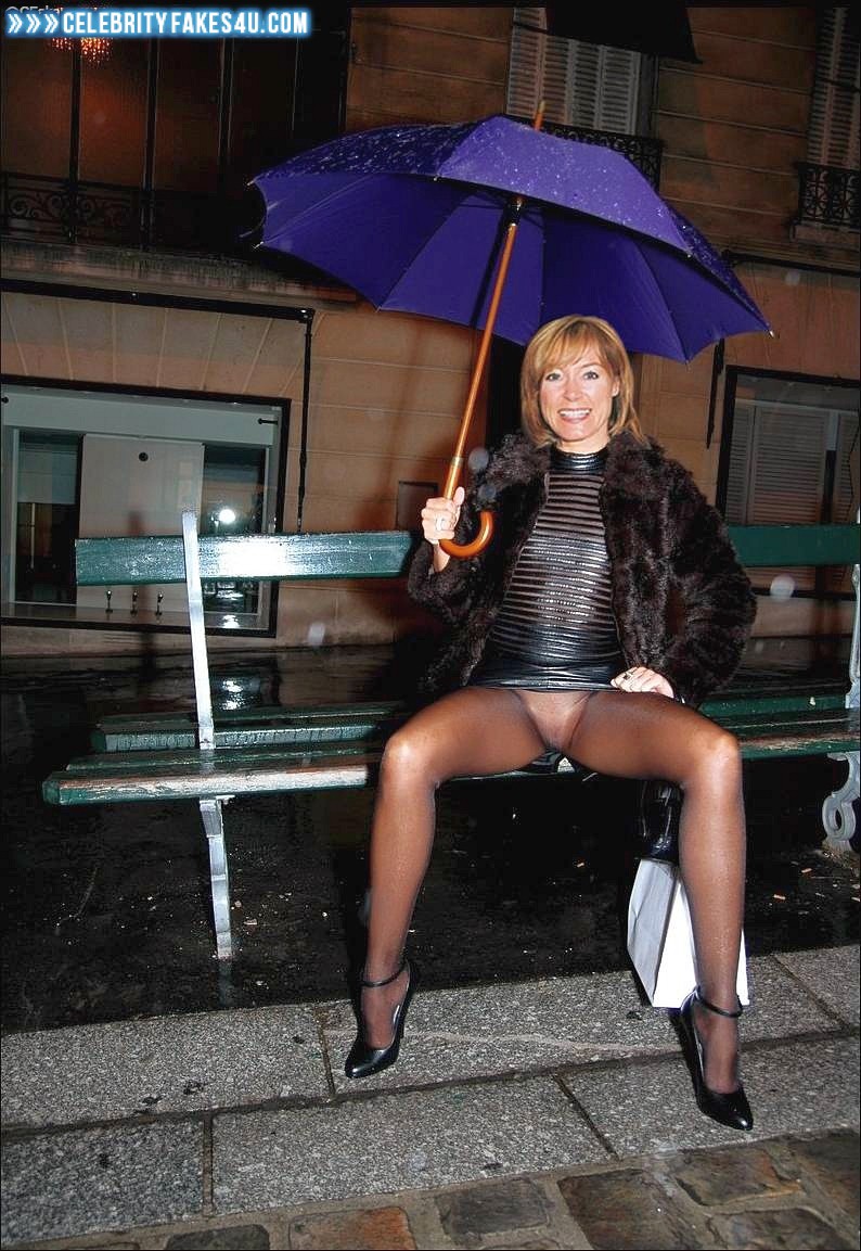 Sian Williams Fake, Heels, Homemade, Legs Spread, Public, Sexy Legs, Stockings, Upskirt, Porn