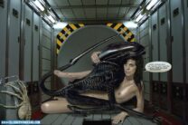 Sigourney Weaver Alien Boobs Exposed Nsfw Sex 001