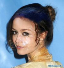 Summer Glau Facial Cumshot Naked 001