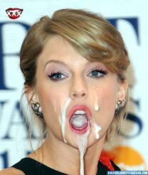Taylor Swift Facial Cumshot Loves Drinking Cum Nudes 001