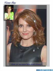 Tina Fey Cum Facial 001