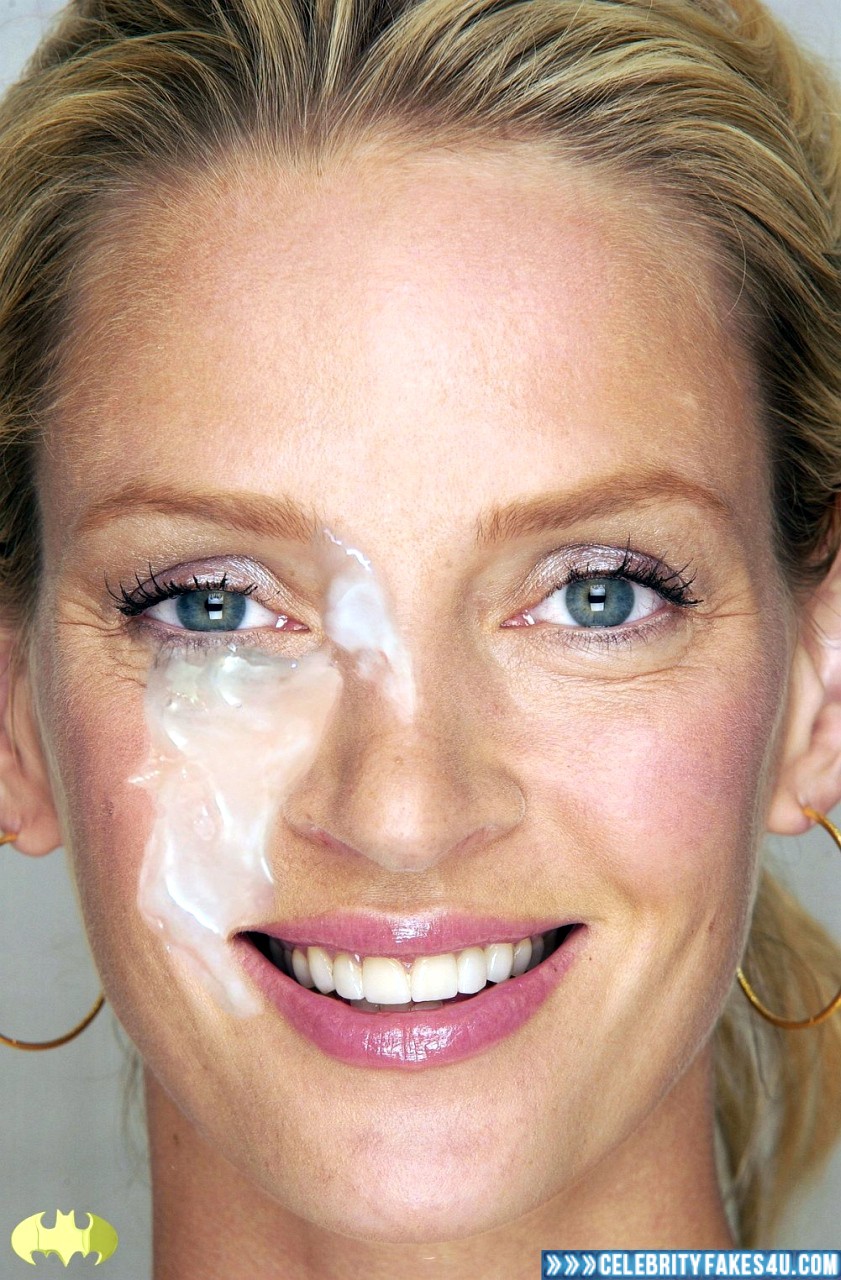 Uma Thurman Fake, Cum Facial, Porn