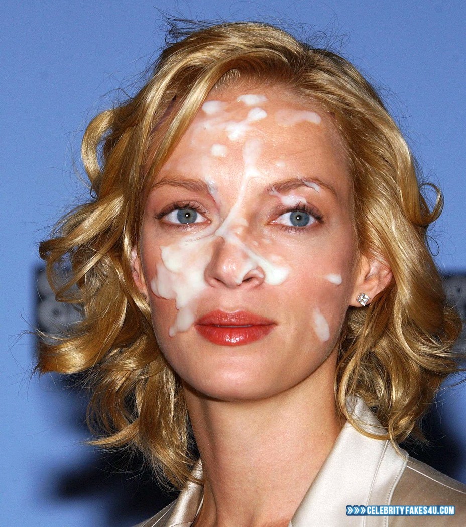 Uma Thurman Fake, Cum Facial, Porn