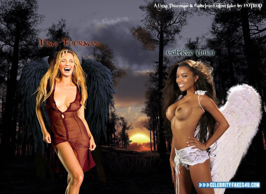 Uma Thurman Fake, Lesbian, Nude, Series, Porn