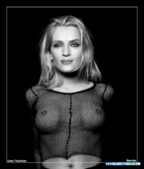 Uma Thurman See Thru Porn 001