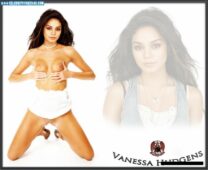 Vanessa Hudgens No Panties Squeezing Tits Naked 001