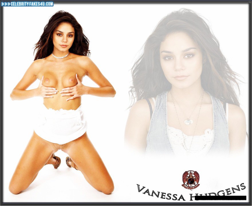 Vanessa Hudgens Fake, Nude, Pantiless, Squeezing Breasts, Tits, Porn