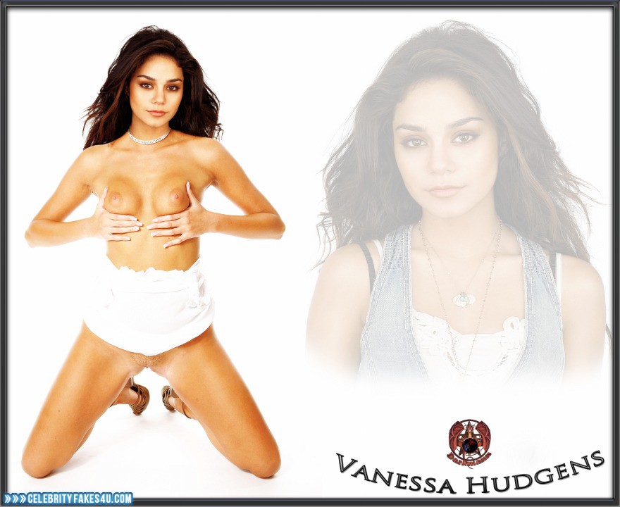 Vanessa Hudgens Fake, Nude, Pantiless, Squeezing Breasts, Tits, Porn