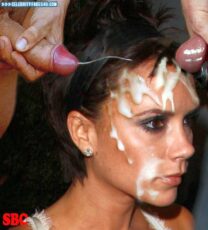 Victoria Beckham Huge Cumload Facial Cumshot Sex 001