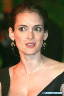 Winona Ryder Cum Facial 002