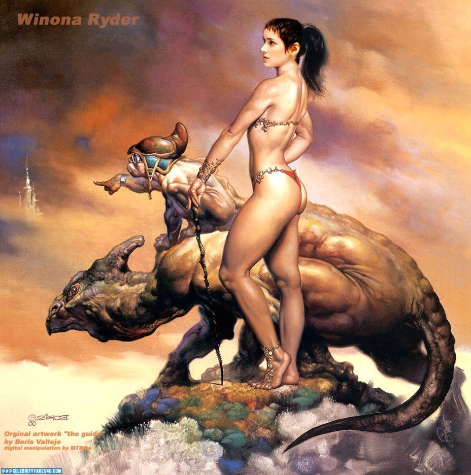 Winona Ryder Fake, Ass, Cartoon, Nude, Sexy Legs, Thong, Porn