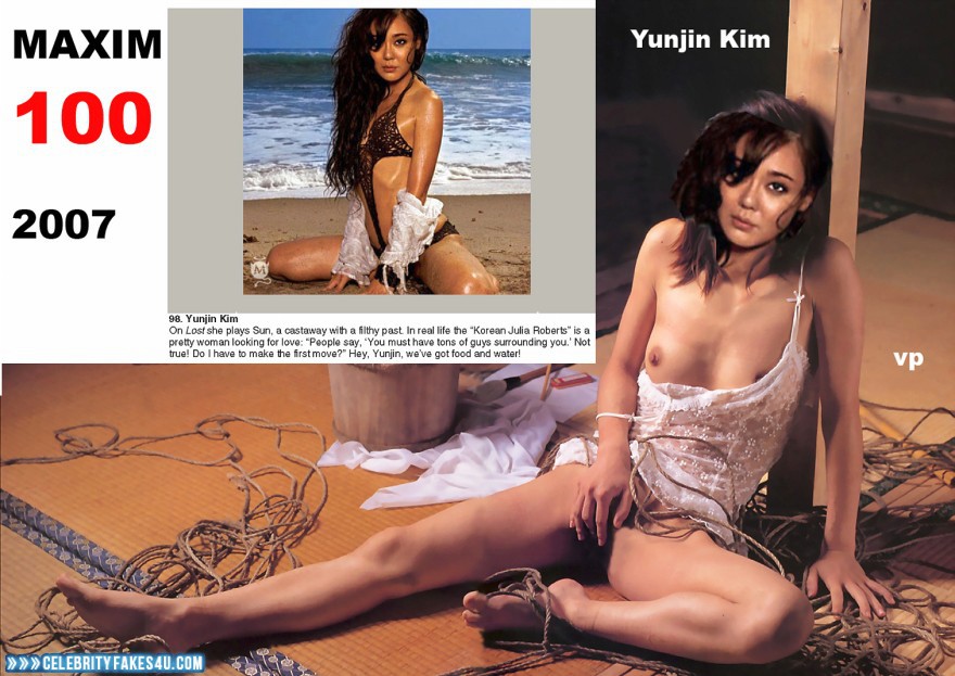 Yunjin Kim Breasts Touching Her Vagina Fake Celebrity Fakes U