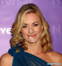 Yvonne Strahovski Blonde Facial Porn Fake 001