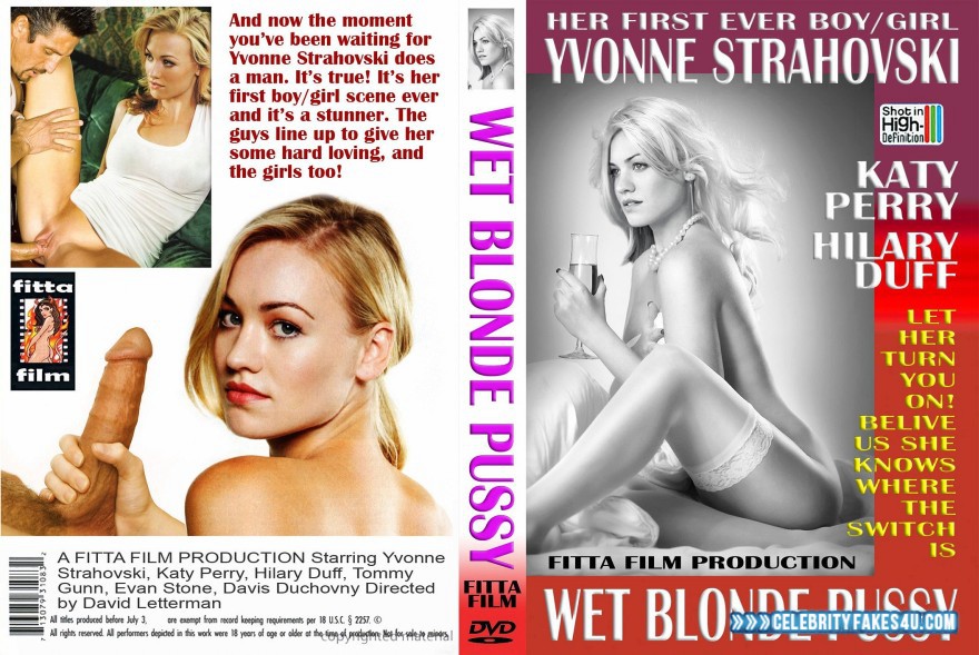 Yvonne Strahovski Fake, Blonde, Handjob, Lipstick, Movie Cover, Sex, Porn