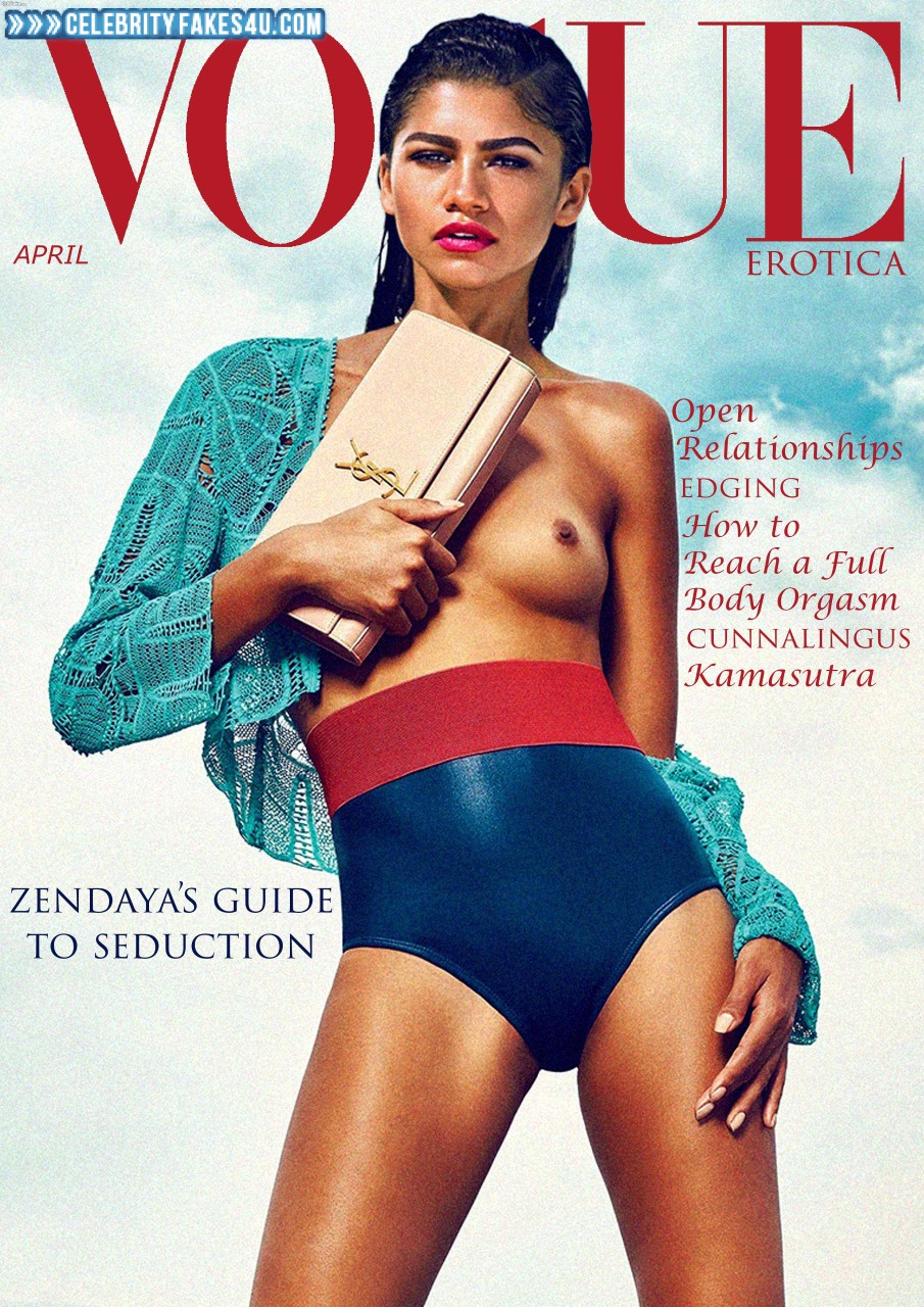 Zendaya Coleman Fake, Magazine Cover, Small Tits, Porn