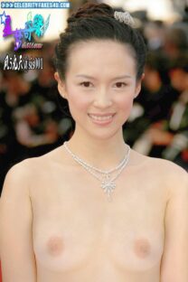 Zhang Ziyi Tits Red Carpet Nsfw 001