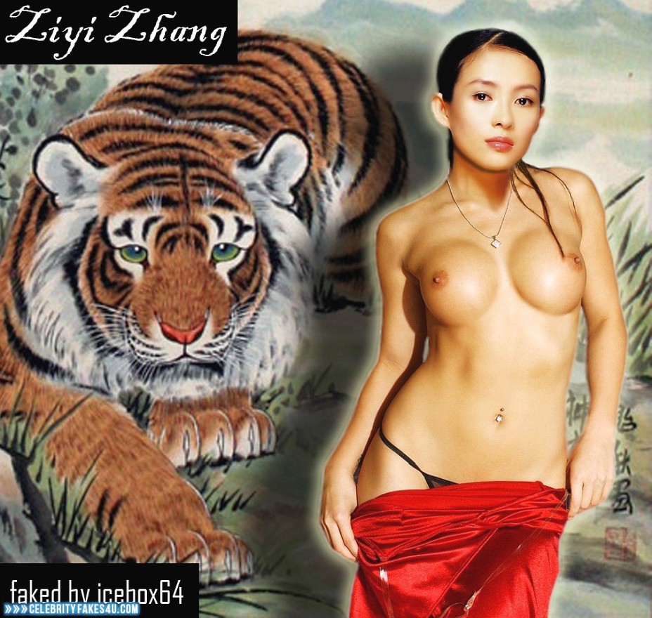 Zhang Ziyi Fake, Topless, Undressing, Porn