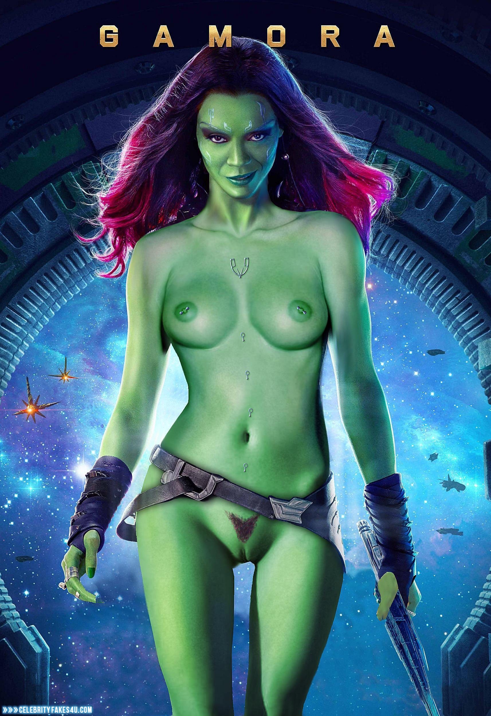 Zoe Saldana Guardians Of The Galaxy Nude Body Celebrity Fakes U
