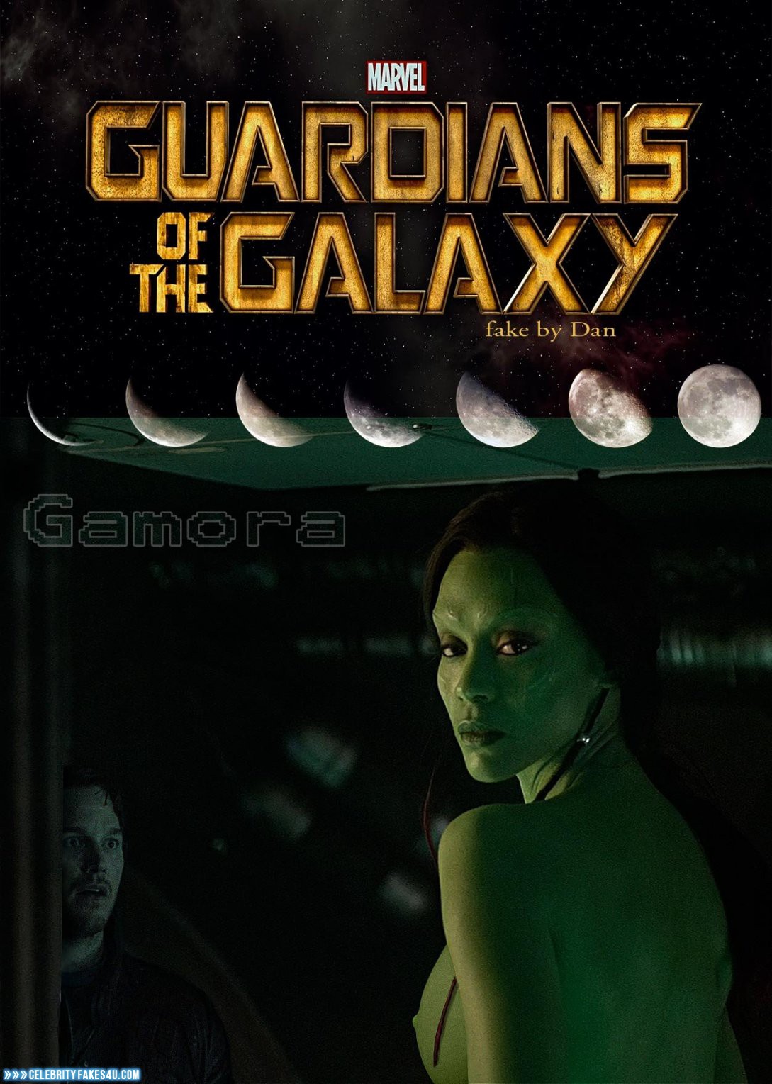 Zoe Saldana Fake, Guardians of the Galaxy, Nude, Series, Porn