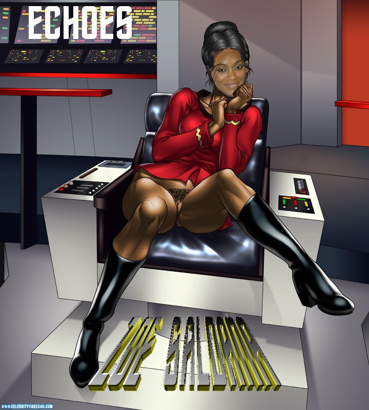 Zoe Saldana Toon Star Trek 001 Â« Celebrity Fakes 4U