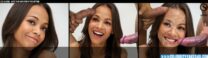 Zoe Saldana Facial Cumshot Sex 001